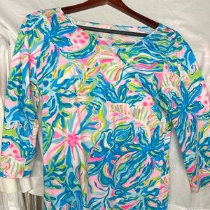 Lily Pulitzer 3/4 sleeve  szMed dress